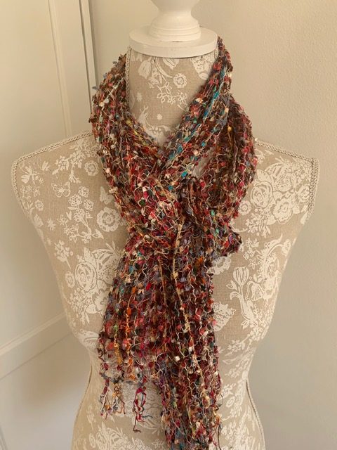 Woven Scarf Pink Tones