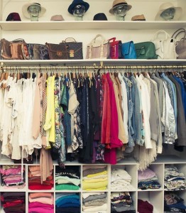 well organised closet