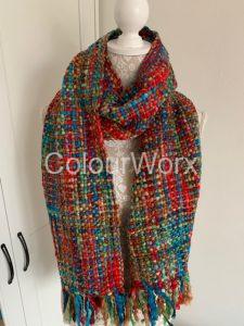 Winter Scarf - Spring Colours